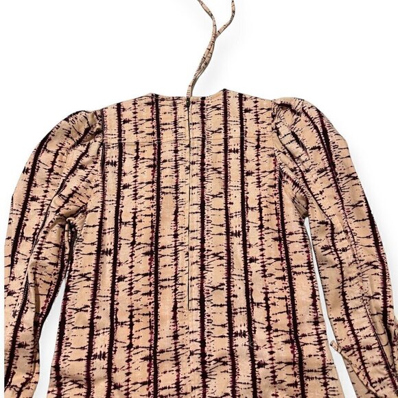 ULLA JOHNSON MANON DRESS Blush Tie Dye, Size 0, Pink, New with tags - Picture 11 of 16